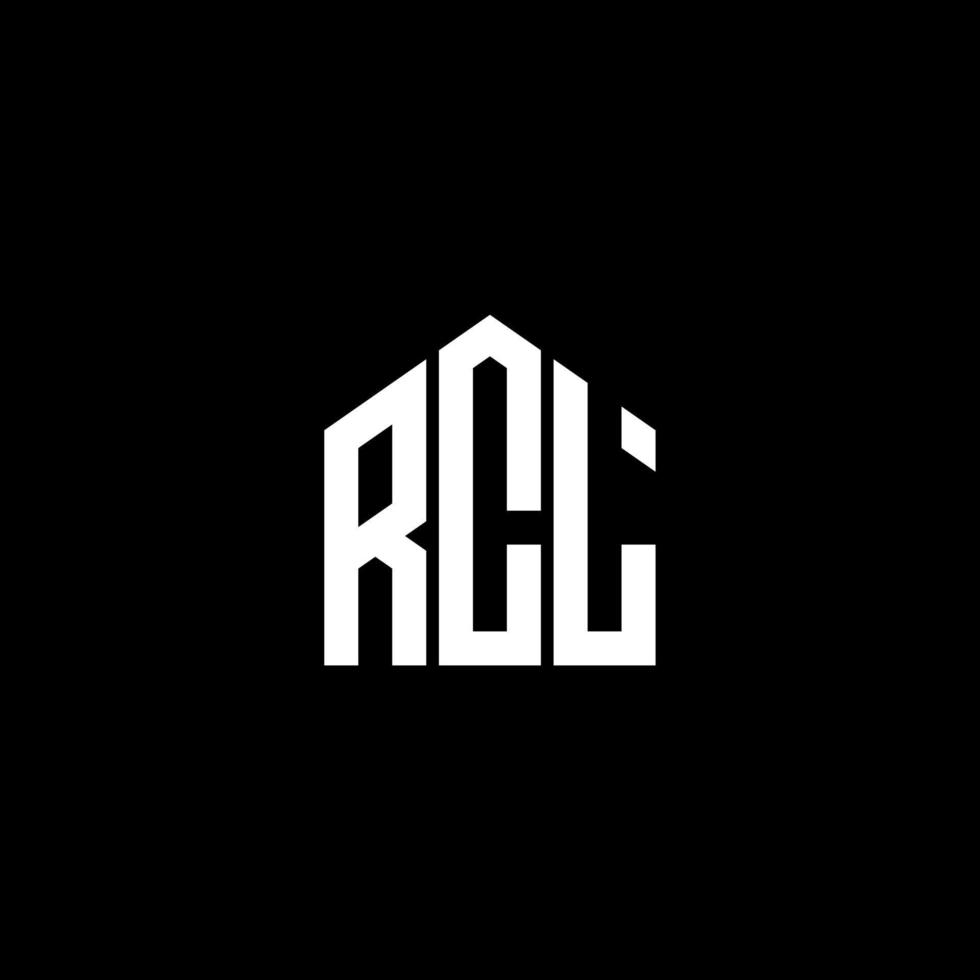 RCL letter design.RCL letter logo design on BLACK background. RCL creative initials letter logo concept. RCL letter design.RCL letter logo design on BLACK background. R vector