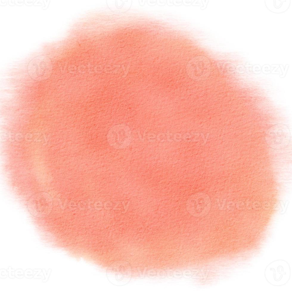 Round pink Watercolor Stroke With Gold Glitter photo