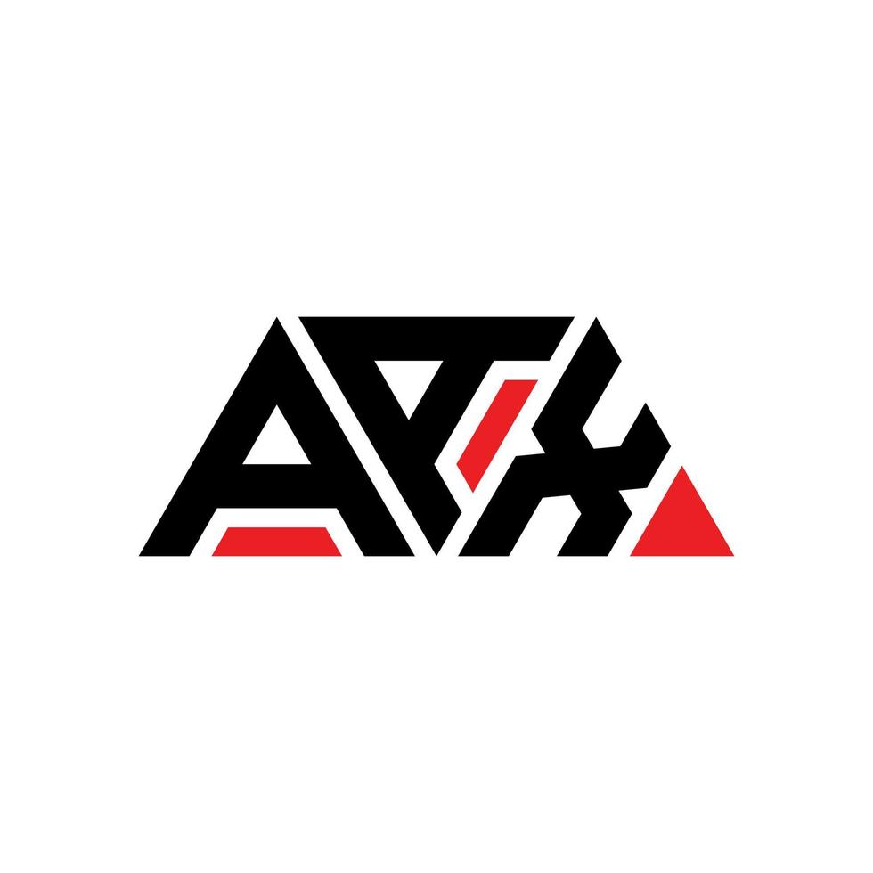 diseño de logotipo de letra triangular aax con forma de triángulo. monograma de diseño del logotipo del triángulo aax. plantilla de logotipo de vector de triángulo aax con color rojo. logotipo triangular aax logotipo simple, elegante y lujoso. hacha