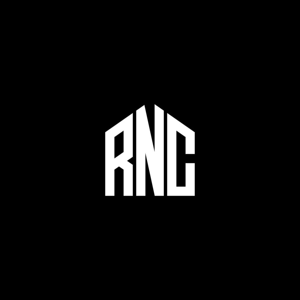 RNC letter design.RNC letter logo design on BLACK background. RNC creative initials letter logo concept. RNC letter design.RNC letter logo design on BLACK background. R vector