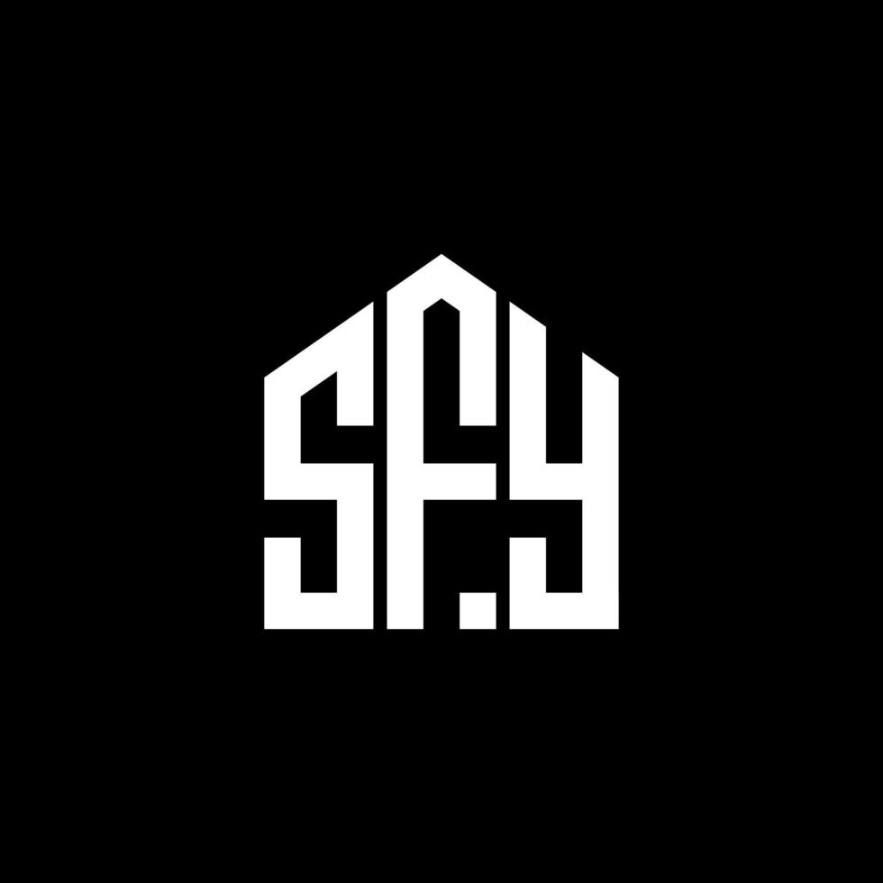 Diseño de letras ufy. Diseño de logotipo de letras ufy sobre fondo negro. ufy concepto creativo del logotipo de la letra inicial. Diseño de letras ufy. Diseño de logotipo de letras ufy sobre fondo negro. tu vector