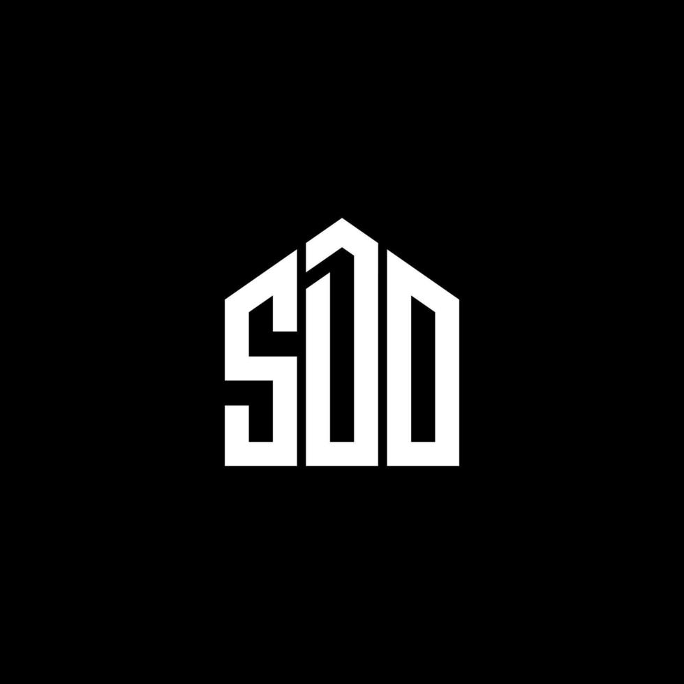UDO letter logo design on BLACK background. UDO creative initials letter logo concept. UDO letter design. vector