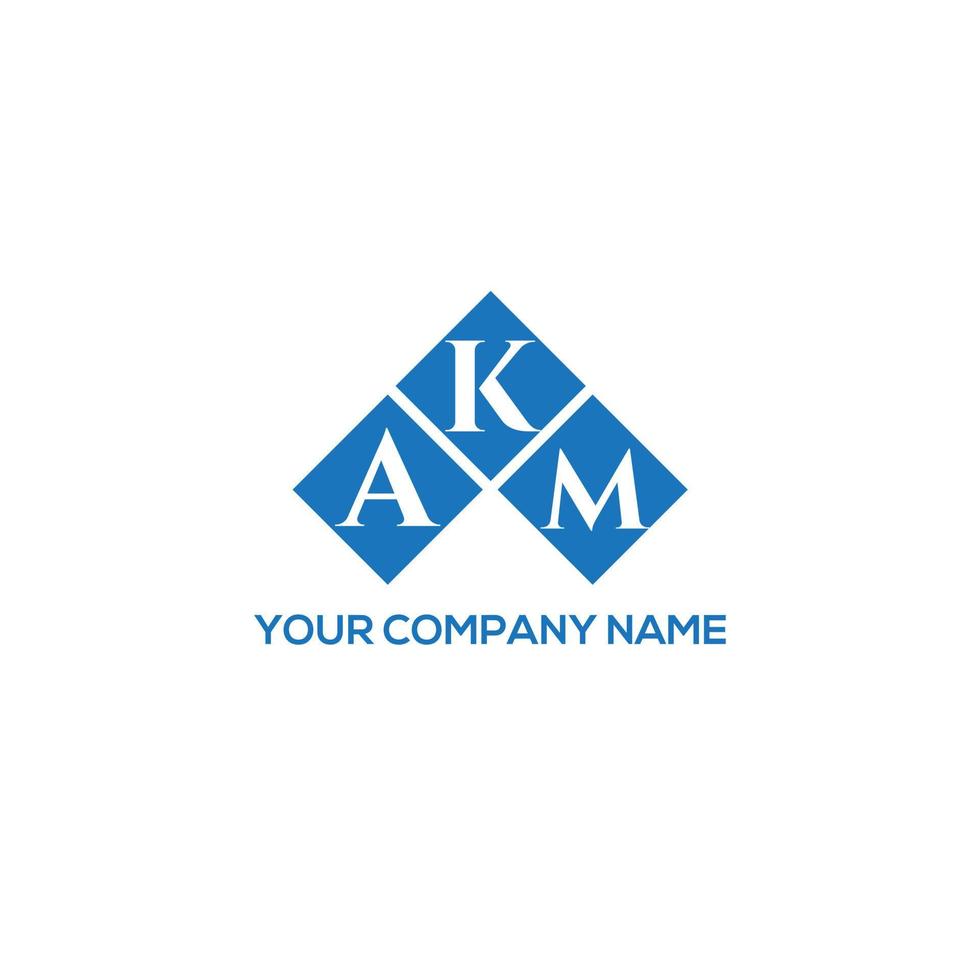 AKM letter design.AKM letter logo design on WHITE background. AKM creative initials letter logo concept. AKM letter design.AKM letter logo design on WHITE background. A vector
