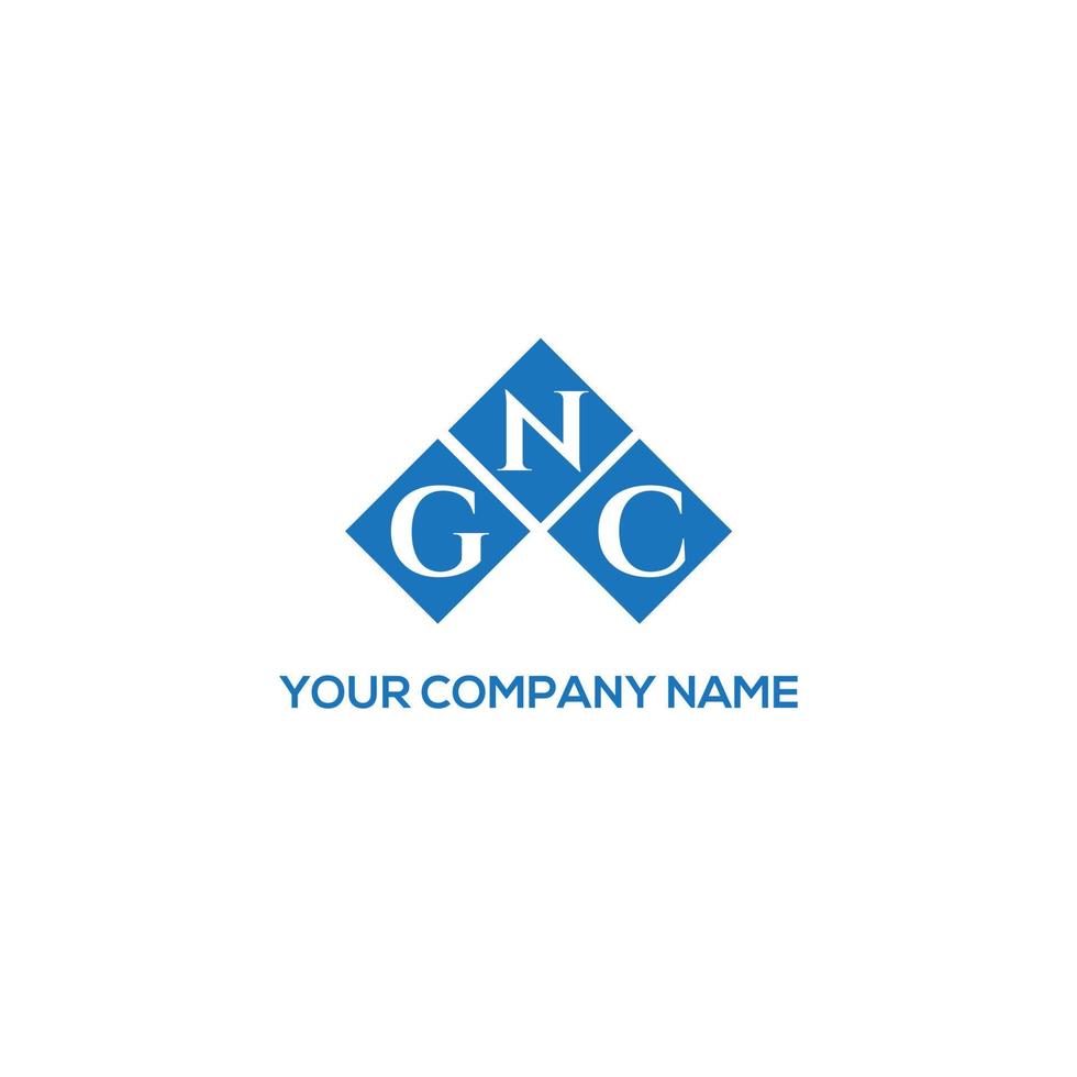 concepto de logotipo de letra de iniciales creativas gnc. gnc letter design.gnc letter logo design sobre fondo blanco. concepto de logotipo de letra de iniciales creativas gnc. diseño de letras gnc. vector