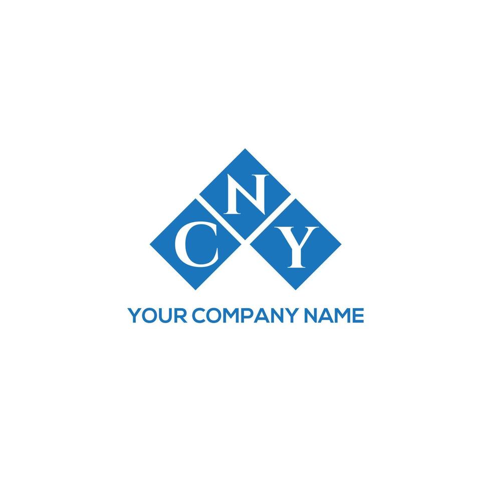 CNY letter logo design on WHITE background. CNY creative initials letter logo concept. CNY letter design. vector