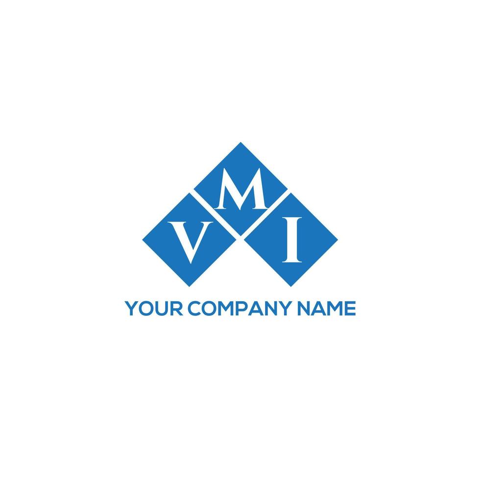 VMI letter logo design on WHITE background. VMI creative initials letter logo concept. VMI letter design. vector