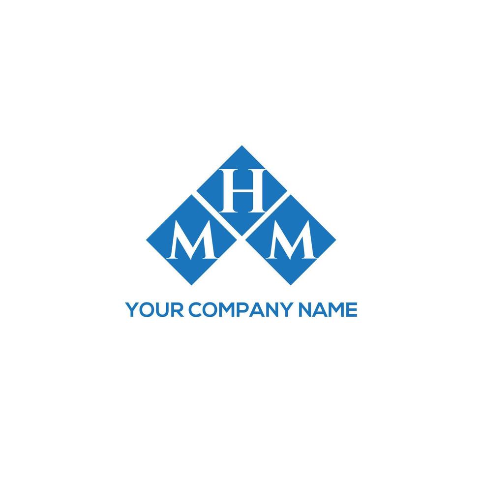 MHM letter logo design on WHITE background. MHM creative initials letter logo concept. MHM letter design. vector