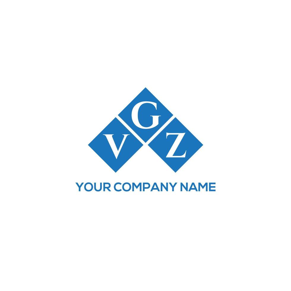 VGZ letter logo design on WHITE background. VGZ creative initials letter logo concept. VGZ letter design. vector