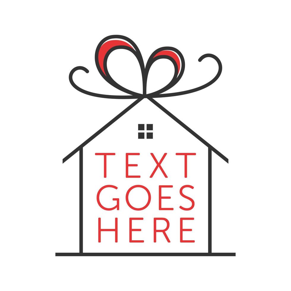 Simple Gift Logo vector