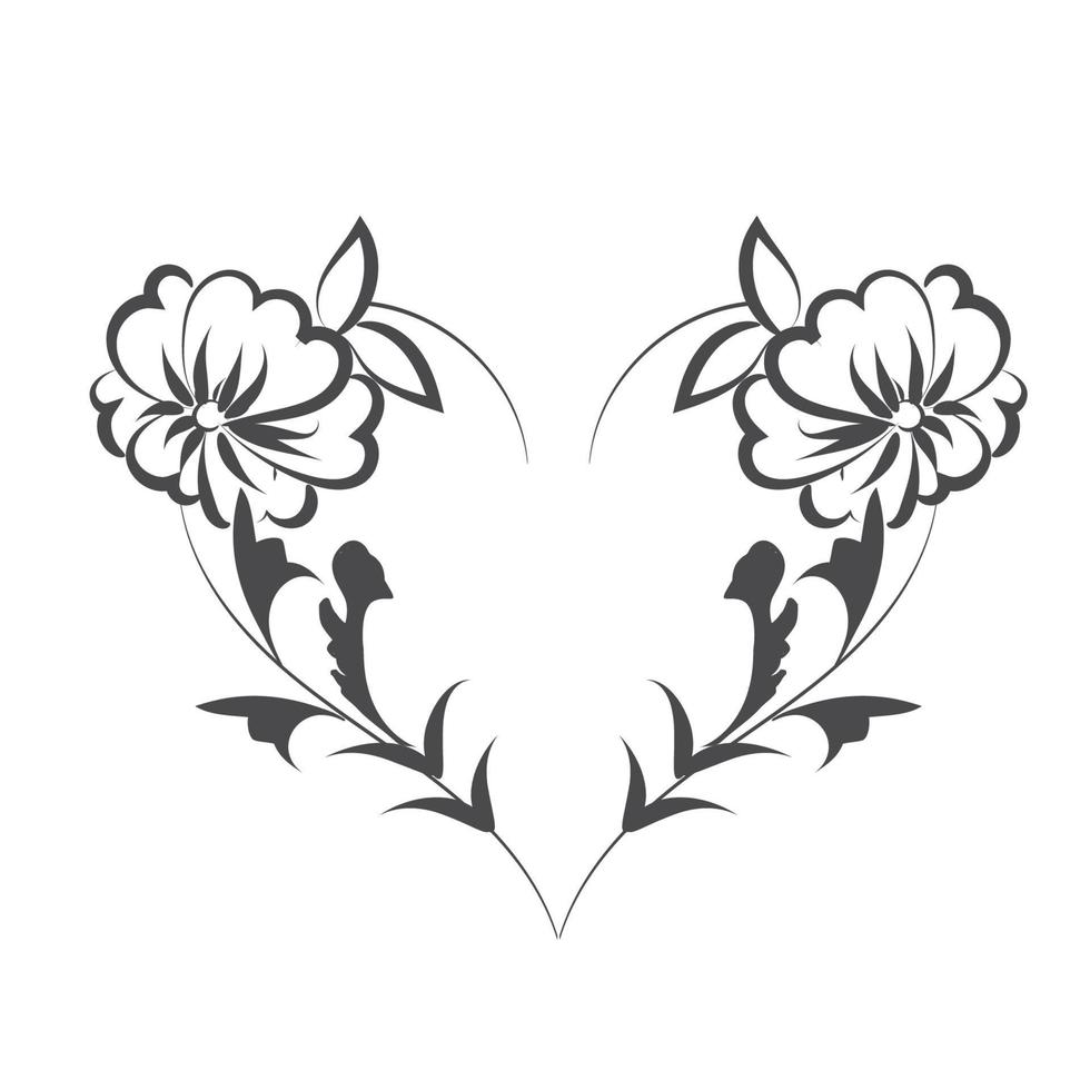 Printable flower Embroidery pattern design. vector