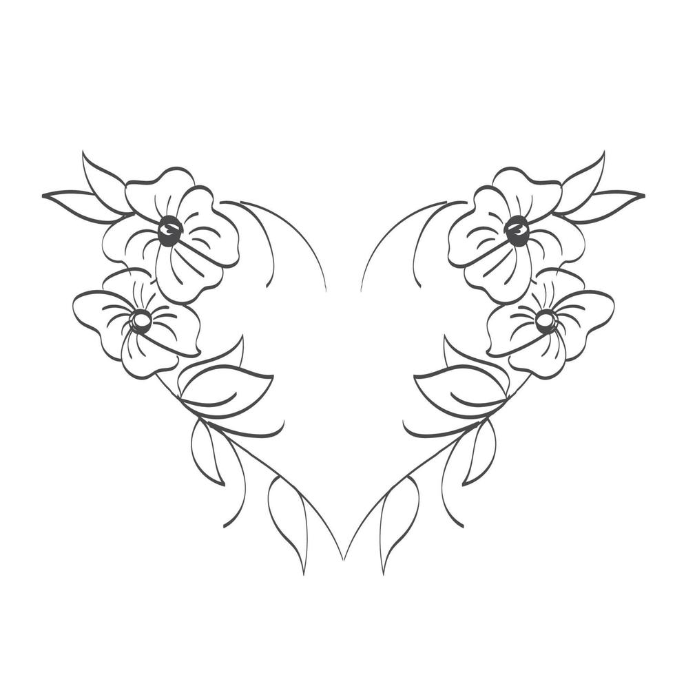 Custom Birth Flower Heart Tattoo Design - Etsy Finland