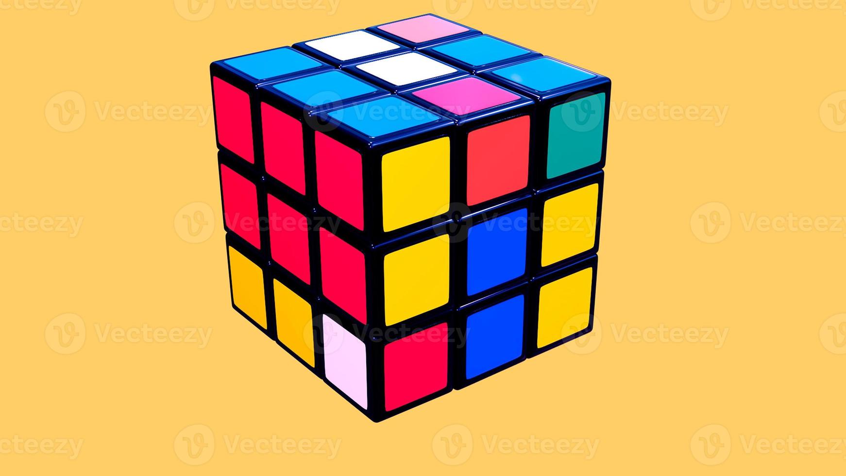 3D Rubik cube photo