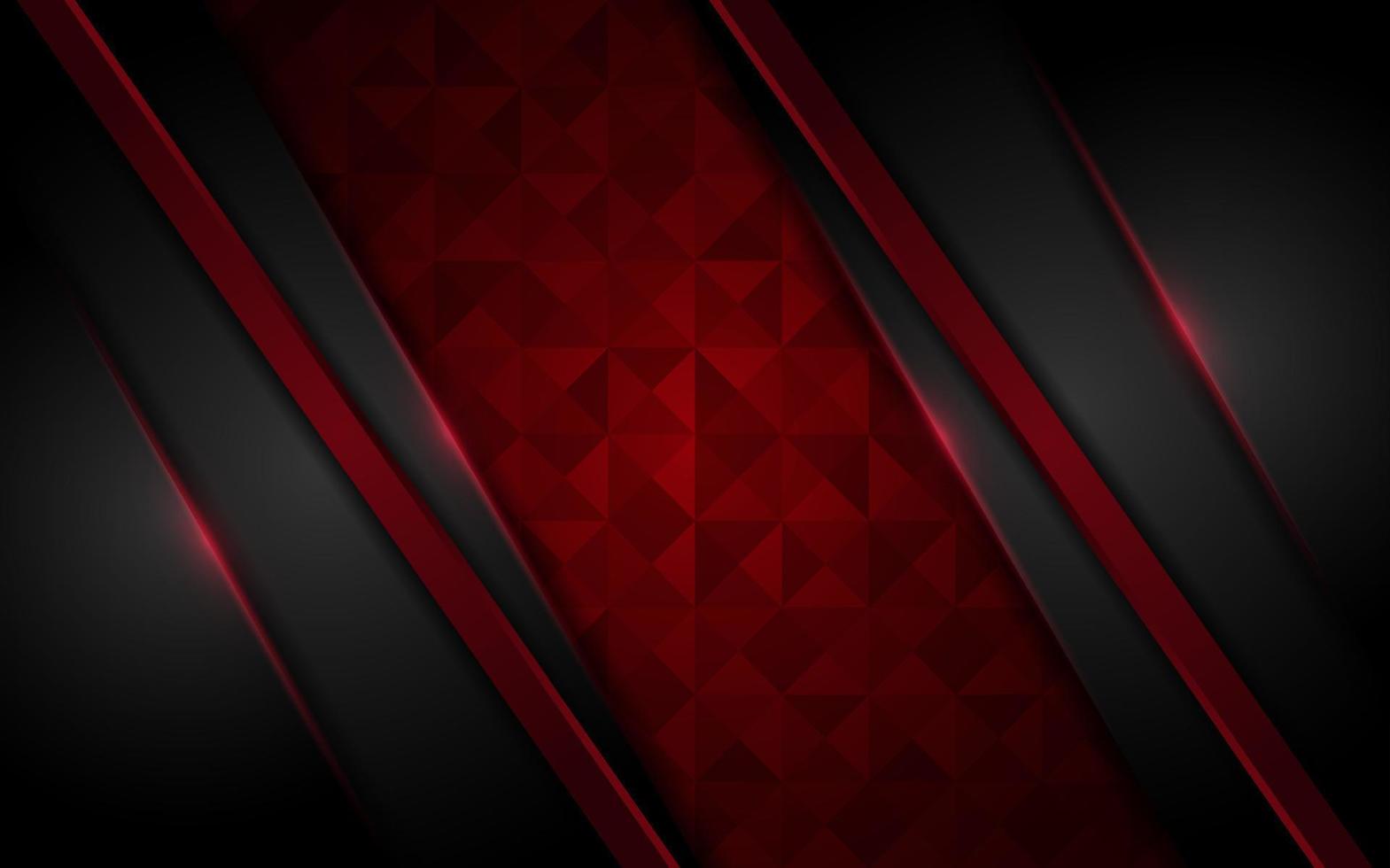 Modern dark red background with texture effect overlap layer design vector
