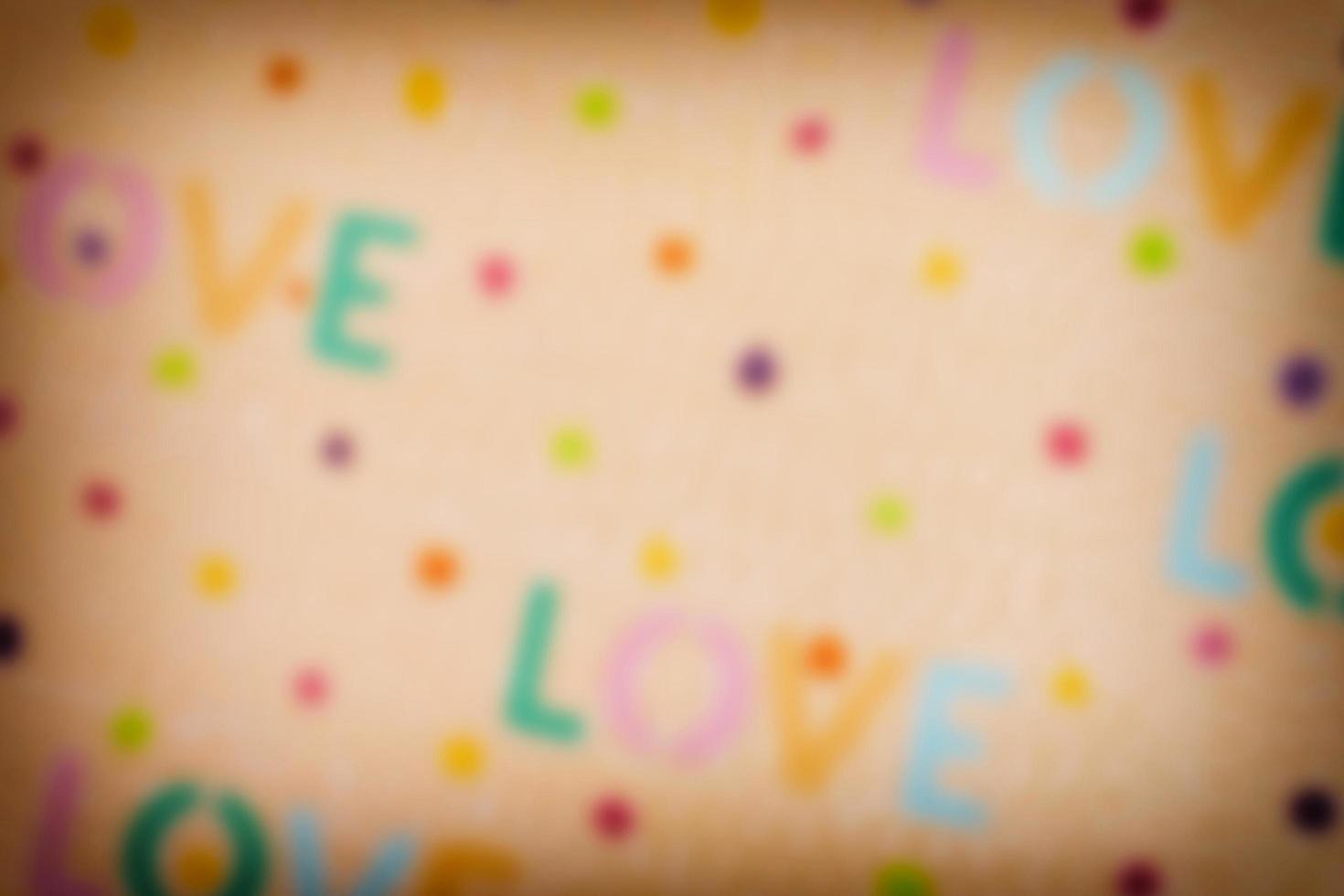 love on color background photo