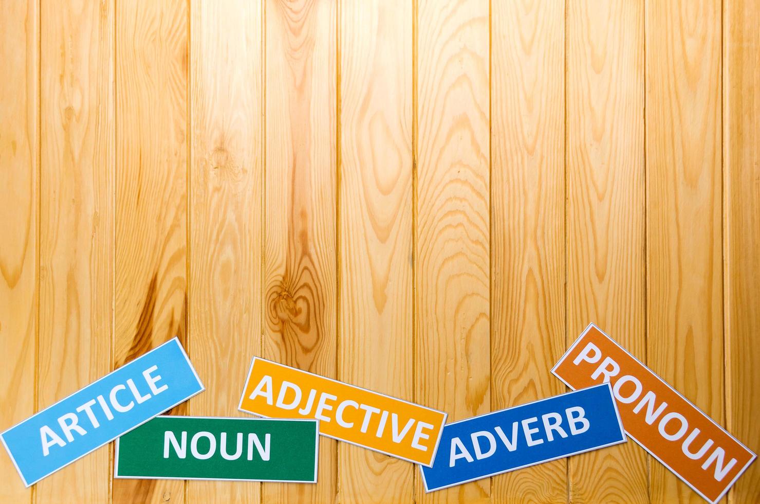 brown wooden board for background photo
