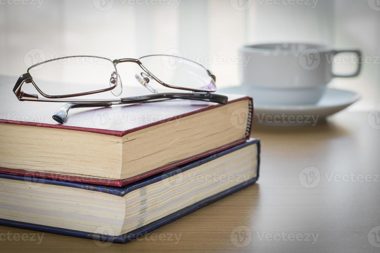 Pen put on notepad open blank page photo