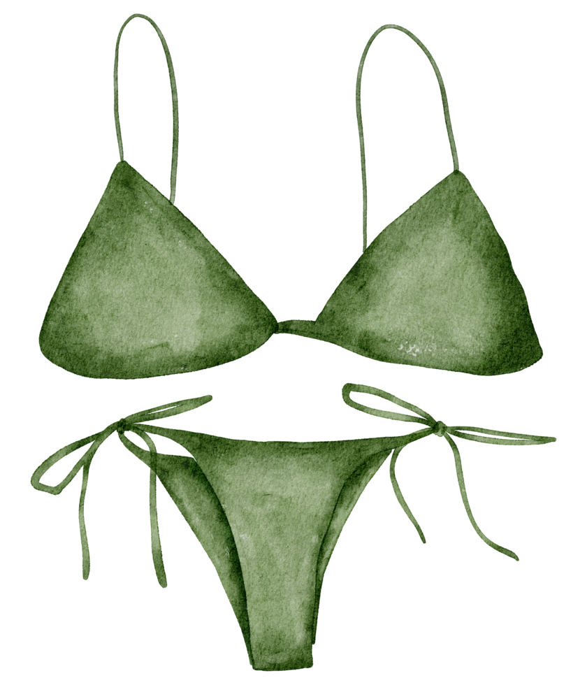 ropa de verano acuarela png