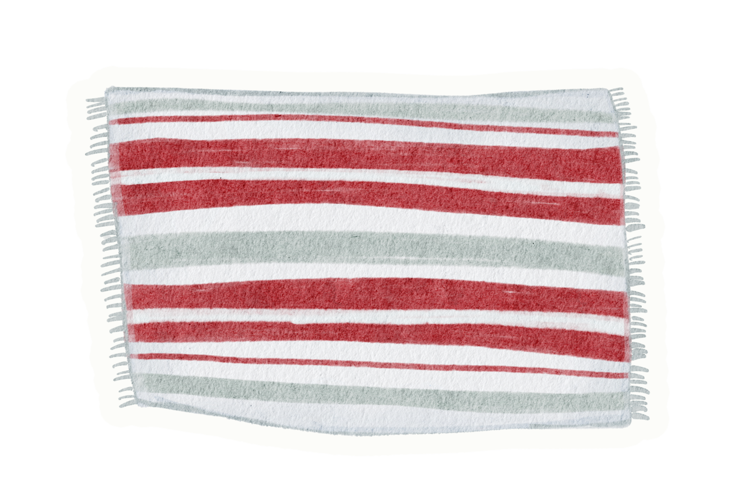 summer watercolor element sticker png