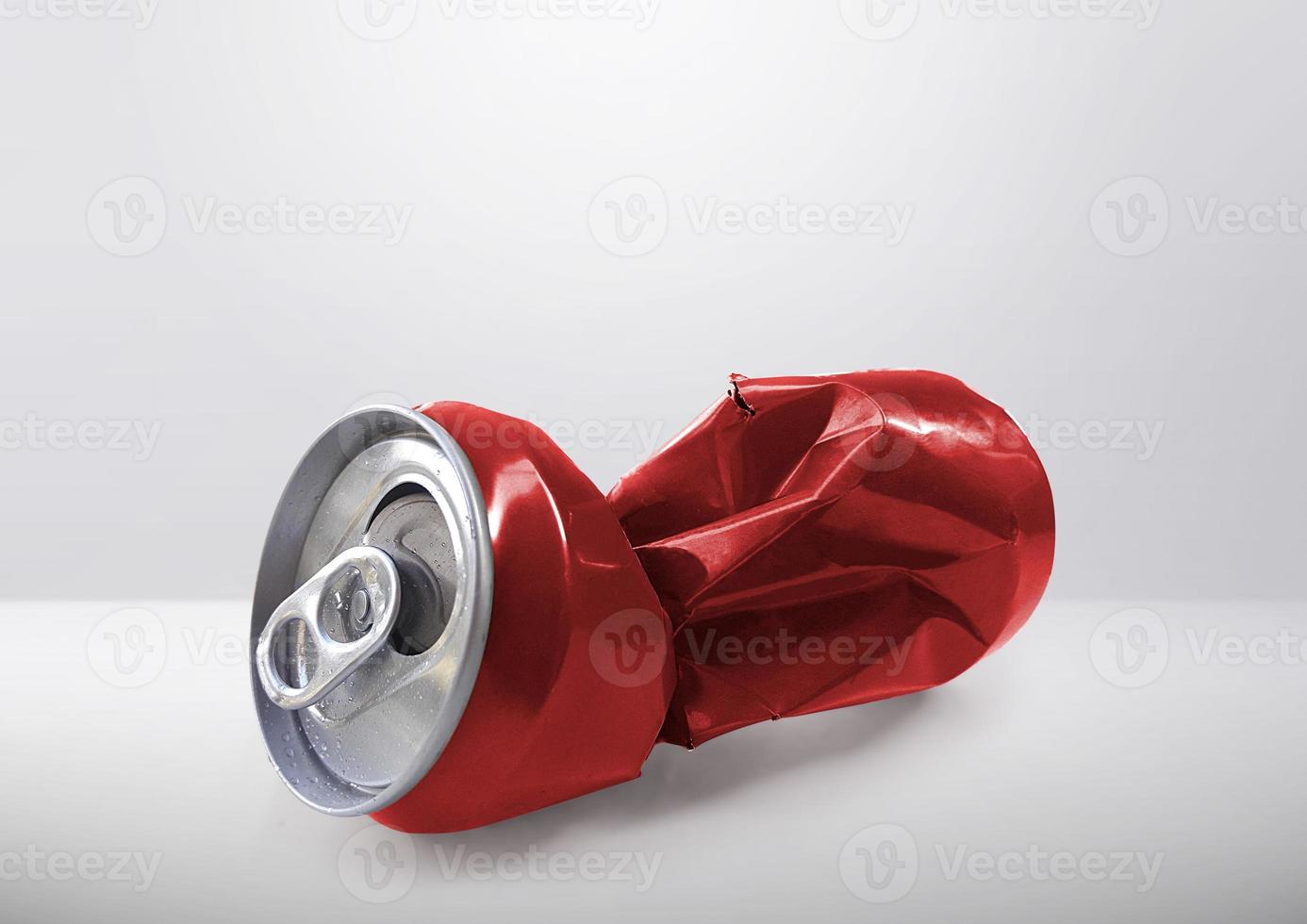 Compressed cans on background room studio photo