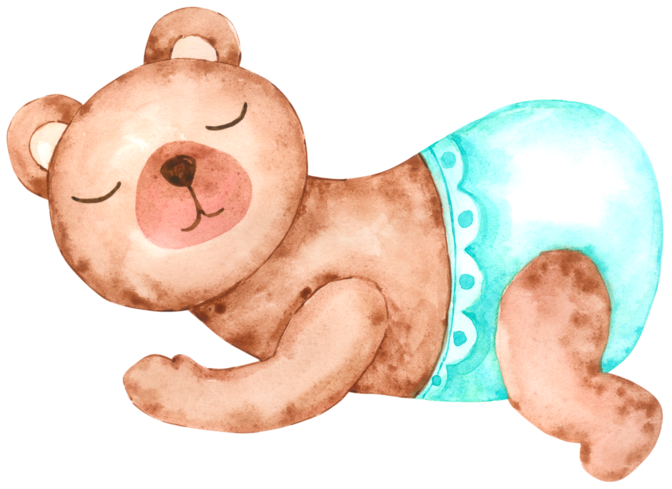 baby sweet dream akvarell png