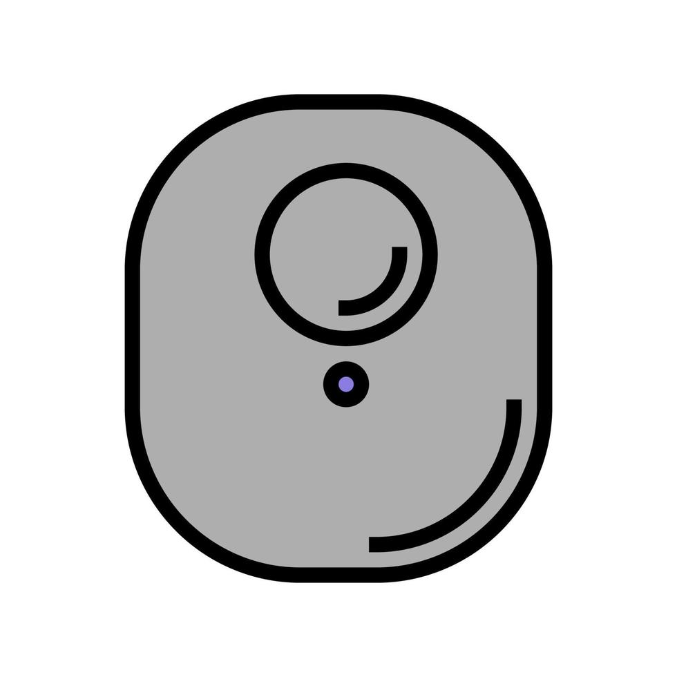 etiqueta magnética con ilustración de vector de icono de color rfid