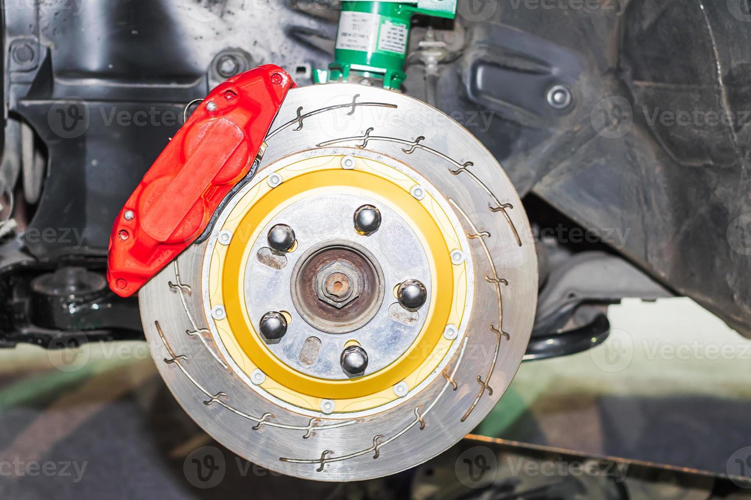 Front disk brakes system photo