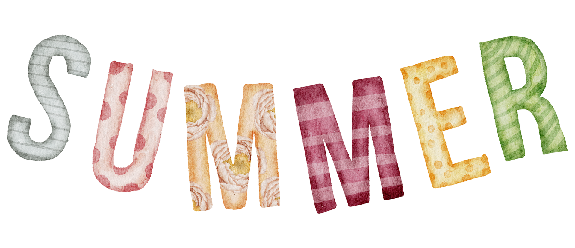 zomer aquarel element png