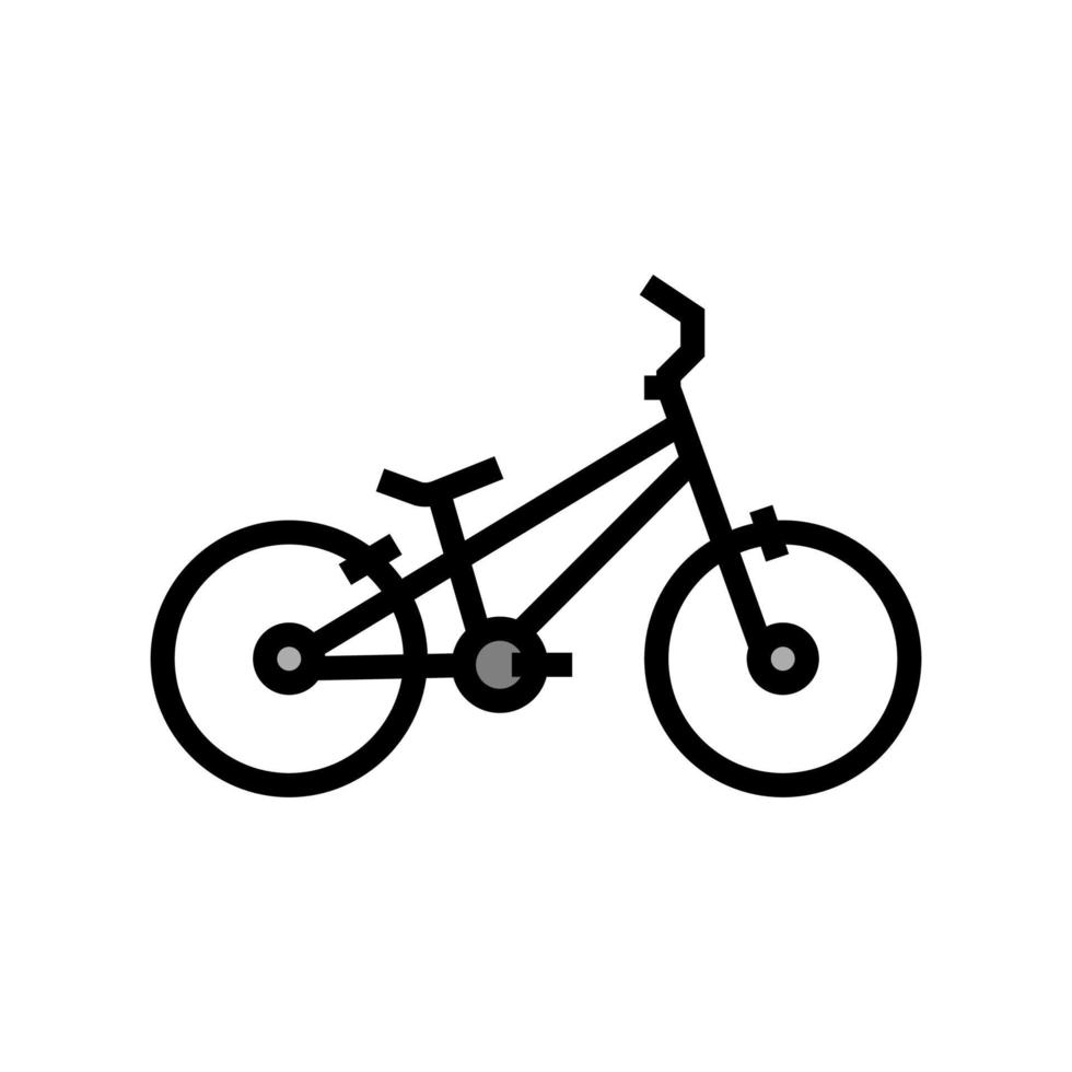 bicicleta transporte color icono vector ilustración