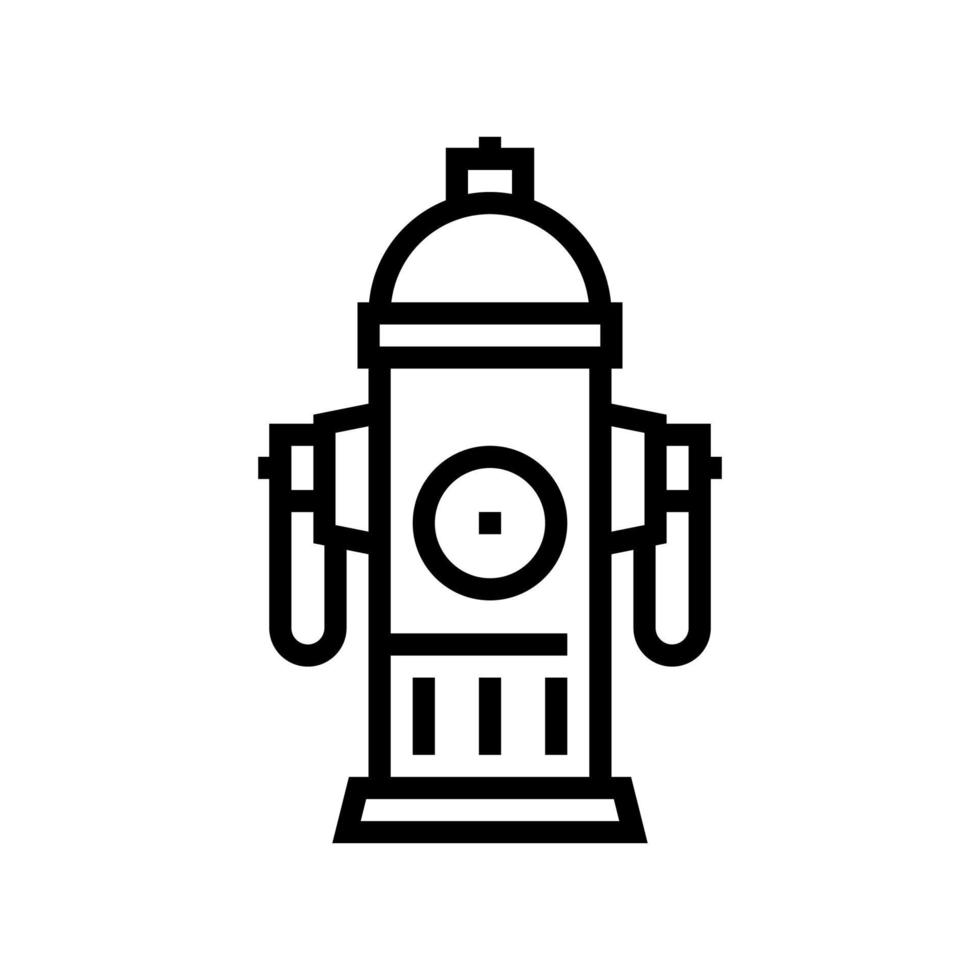 hydrant fire line icon vector illustration