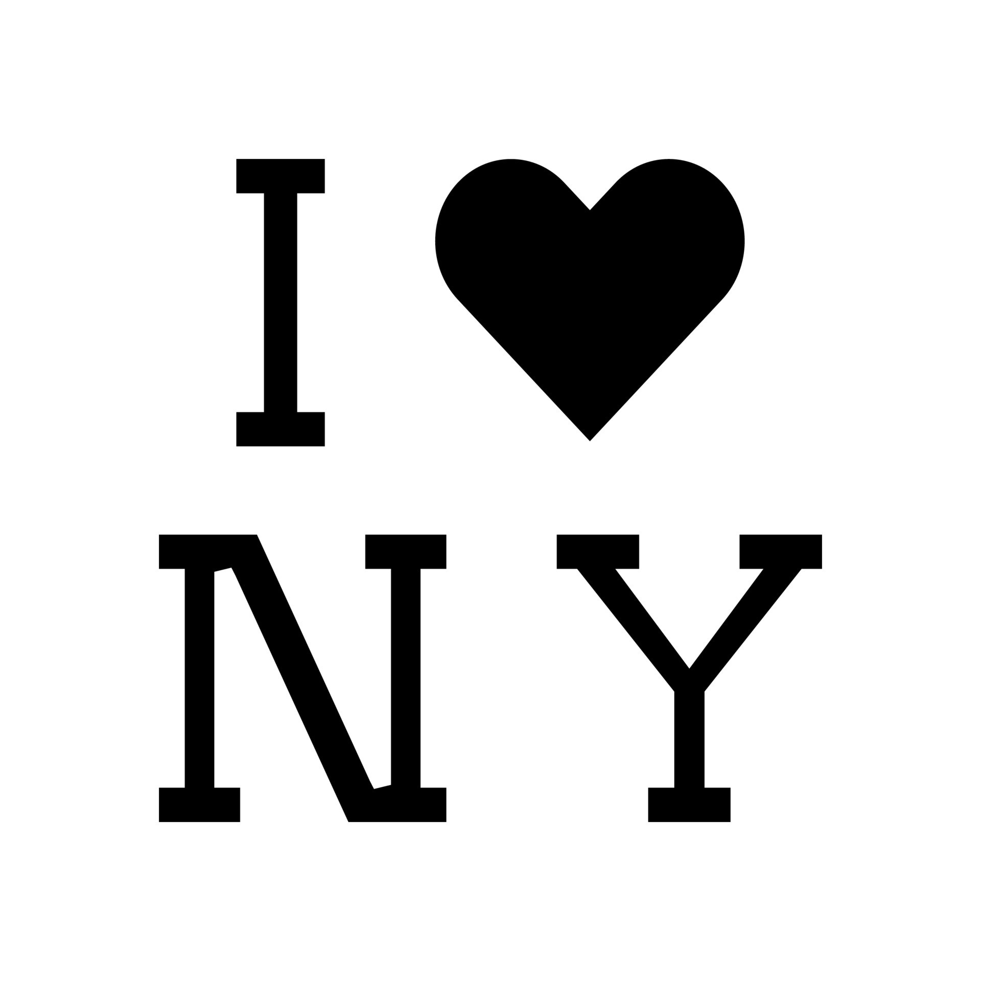 I love new york glyph icon vector illustration 10221664 Vector Art at