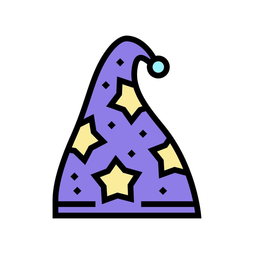 hat magic color icon vector illustration