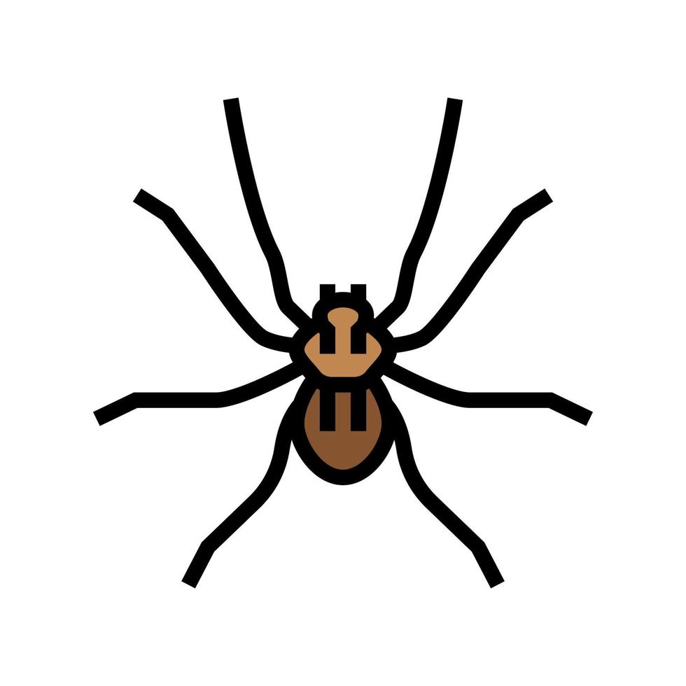 spider insect color icon vector illustration