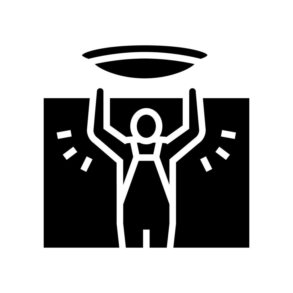 light fixture installation and repair glyph icon vector illustration