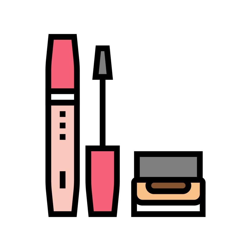 eyebrow gel color icon vector illustration