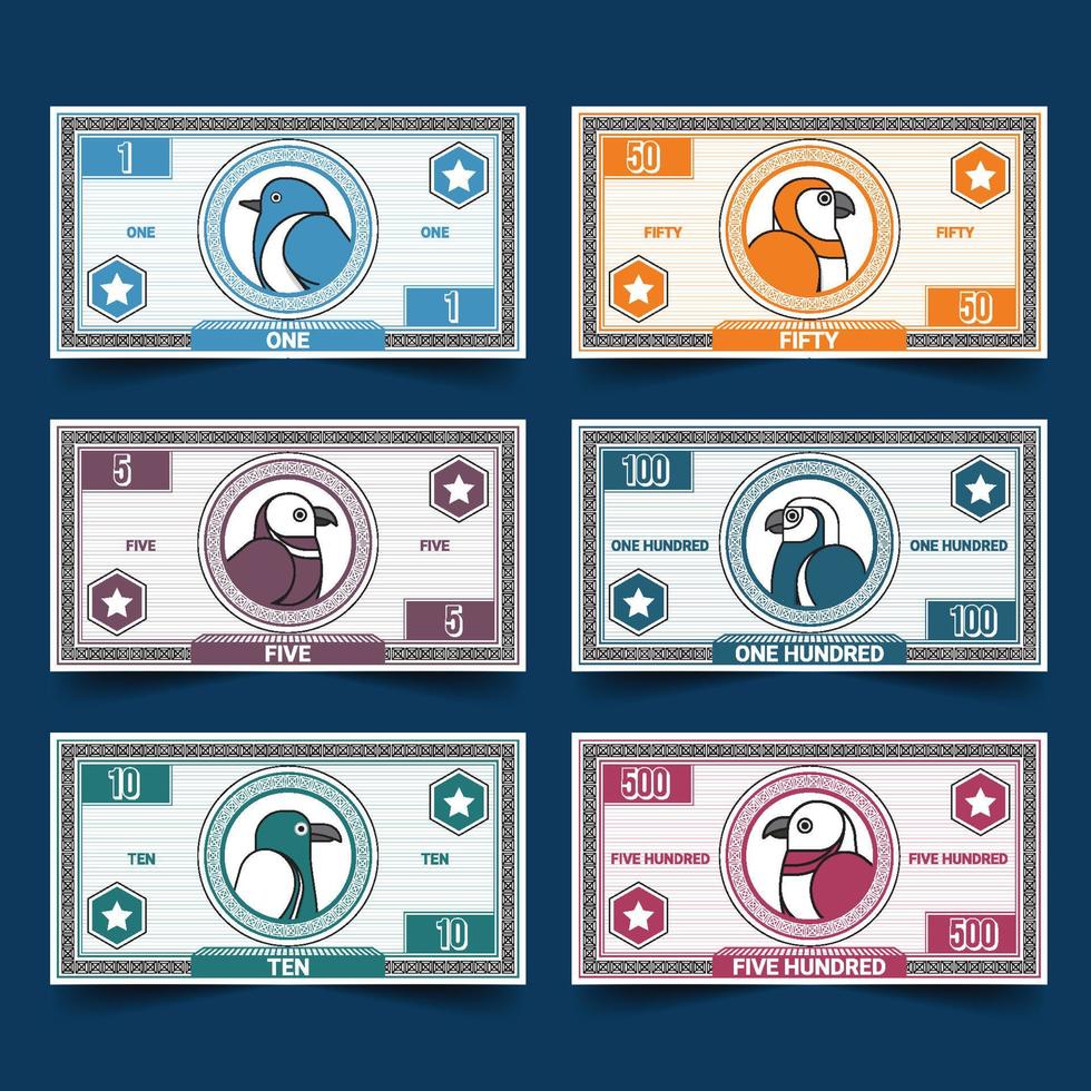 Monopoly Money Collection vector