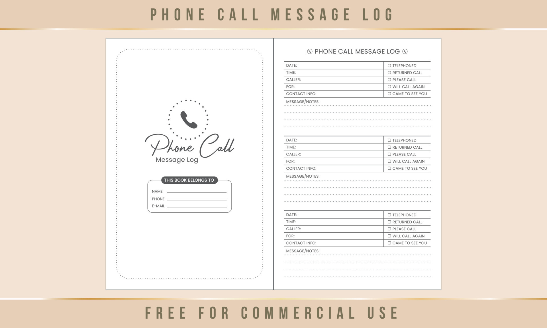 Phone call message log interior design 10223742 vector art at vecteezy