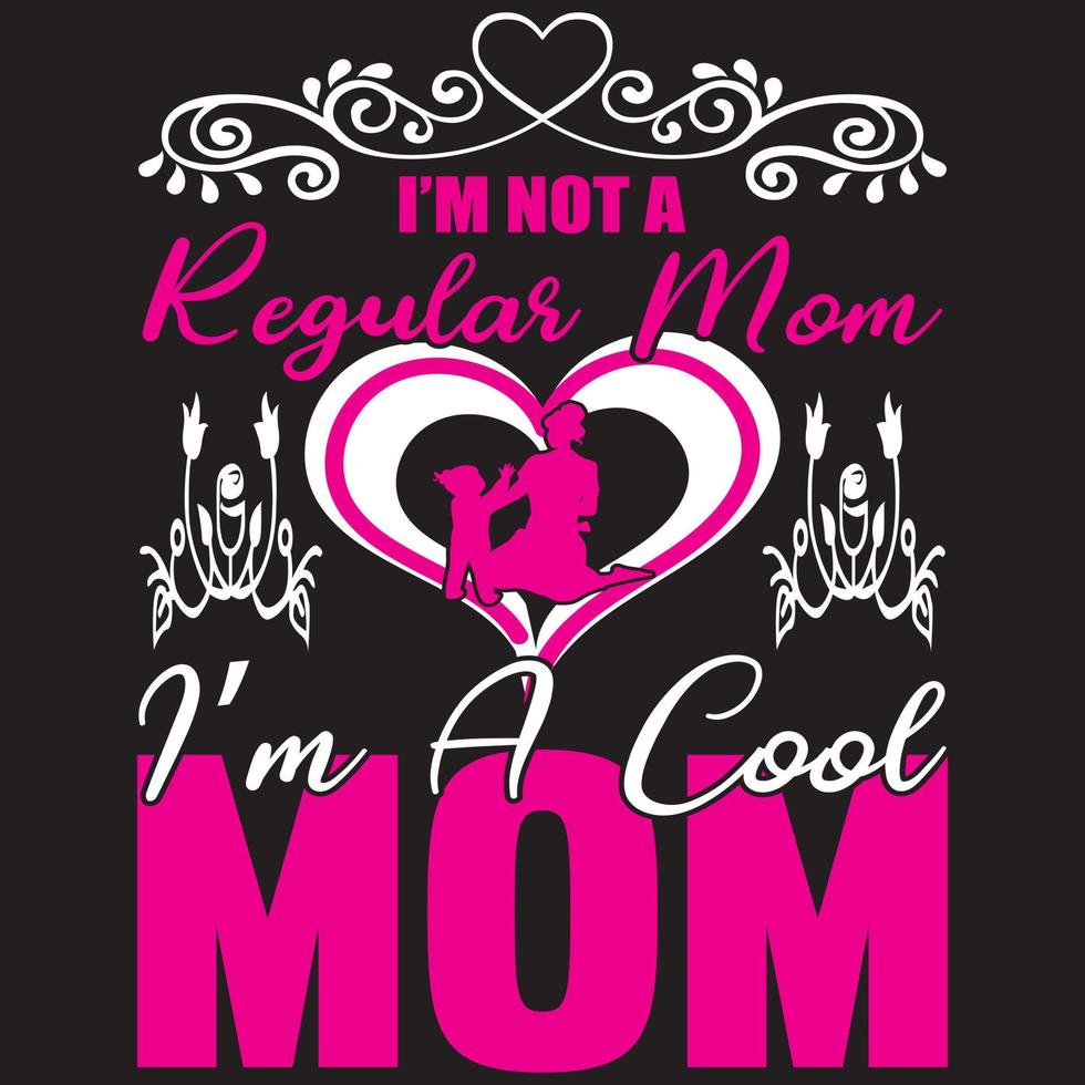 I am A Running Mom Just Like A Normal Mom Except Much Cooler vector