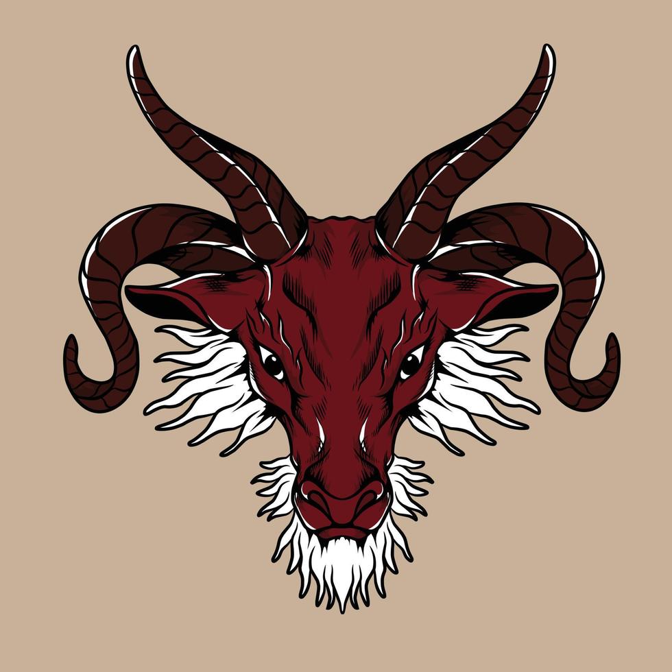 goat vector illustration specifically used for advertising and other branding needs