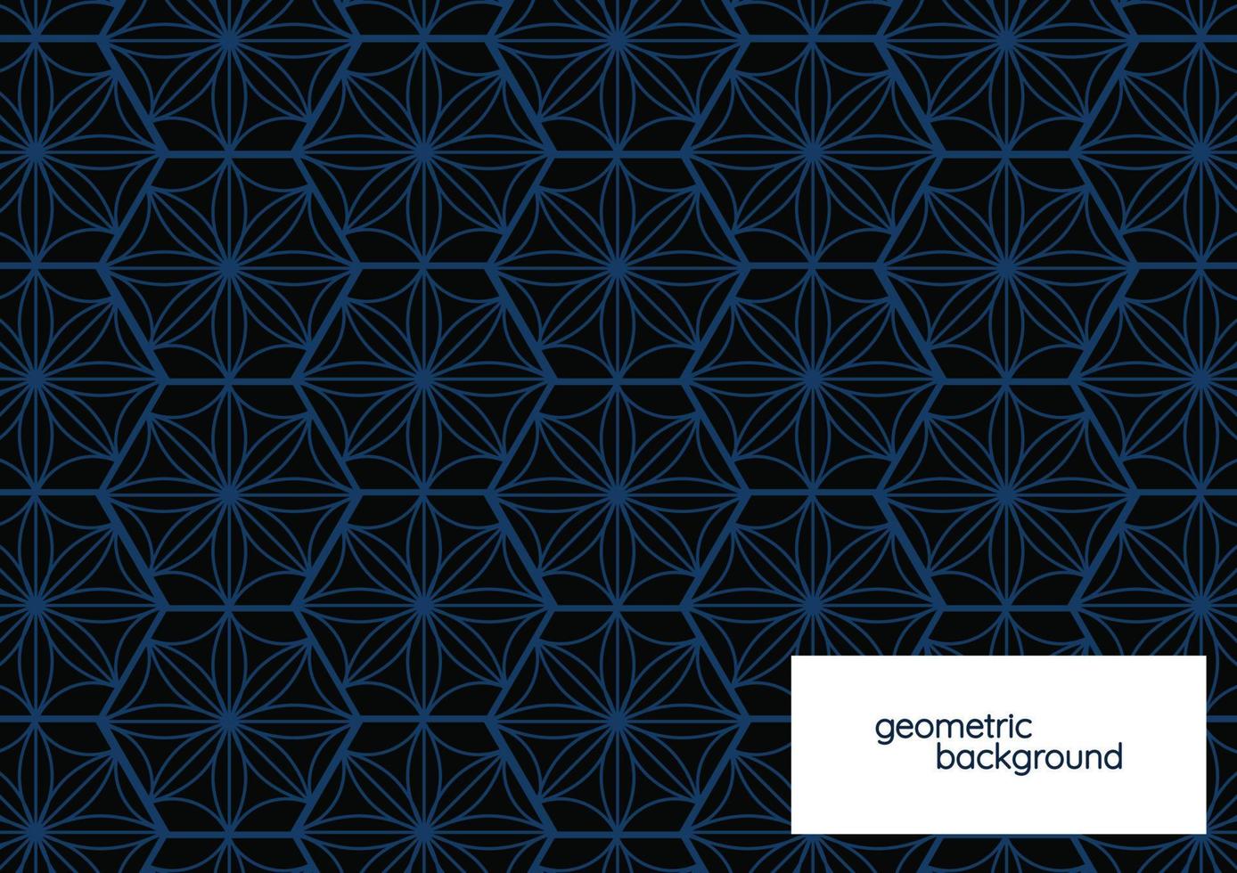 black and blue geometric background vector design