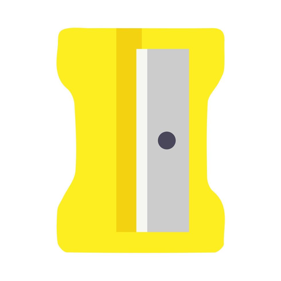 Pencil sharpener on a white background. Vector illustration.