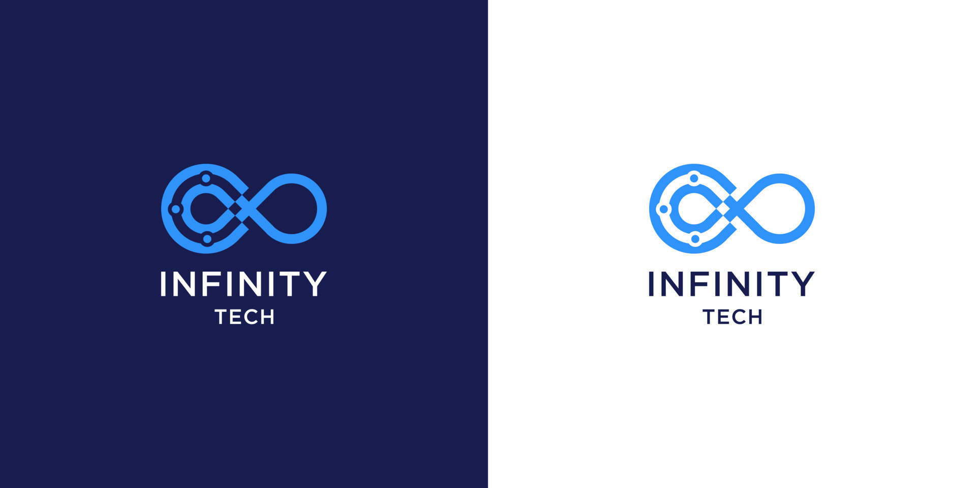 logotipo de tecnología infinita 10224795 Vector en Vecteezy