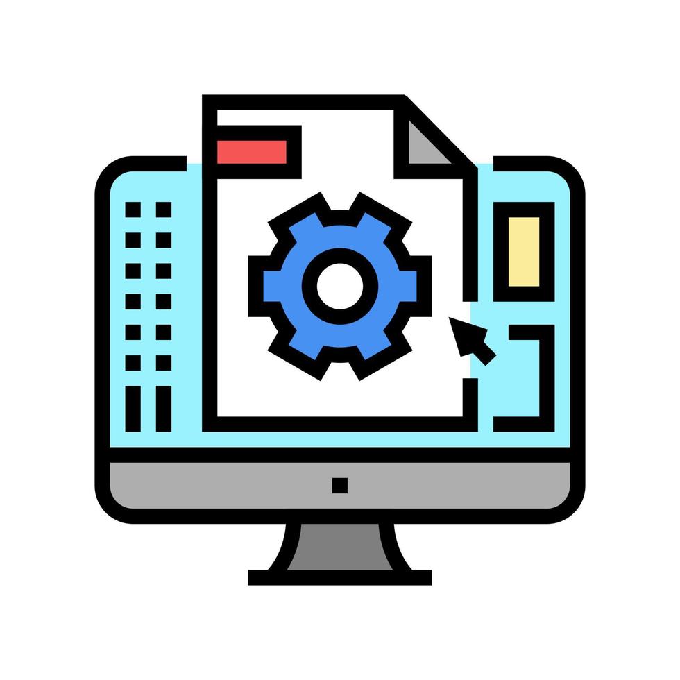 3d prototyping color icon vector illustration