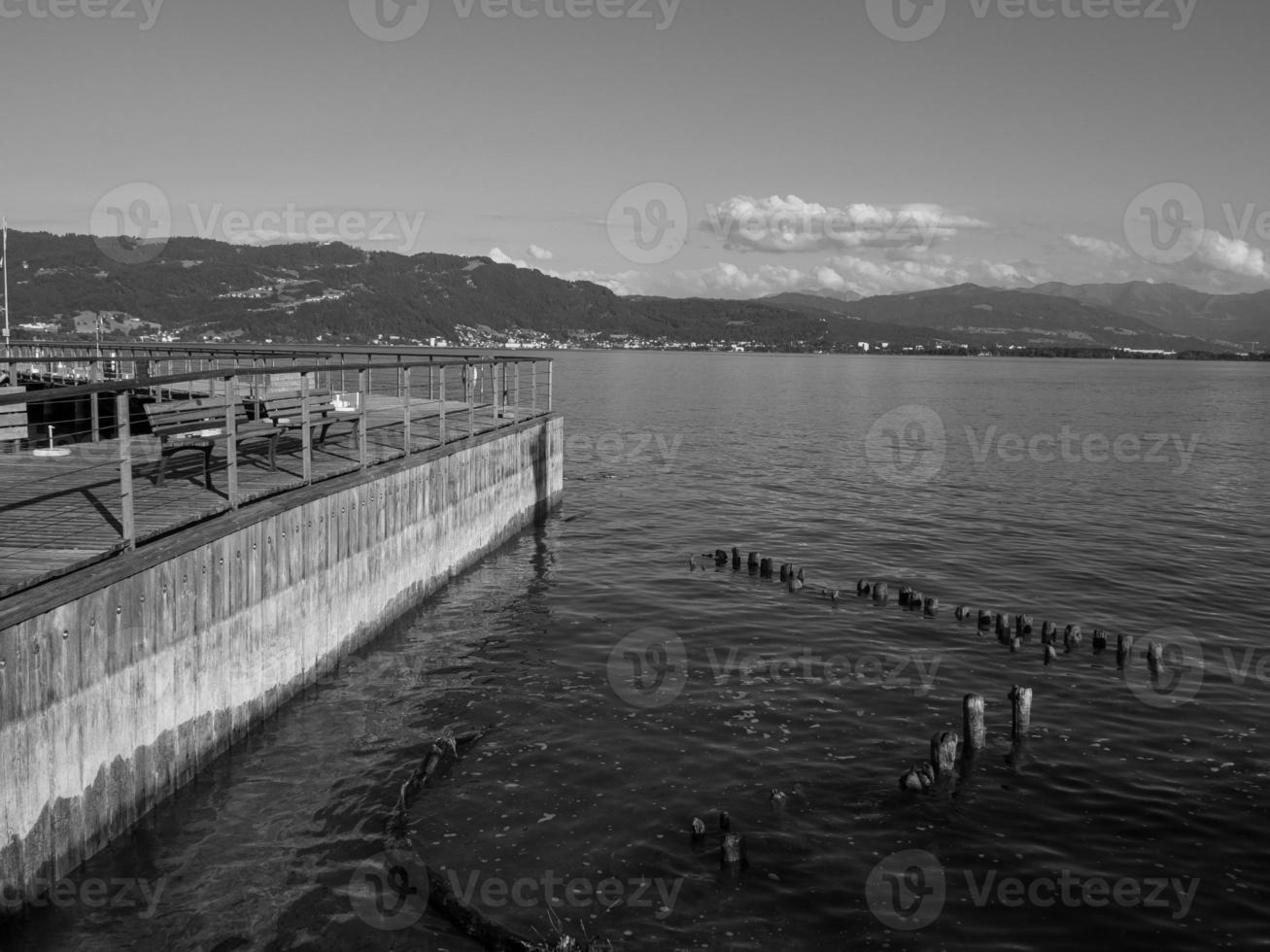 la ciudad bávara de lindau foto