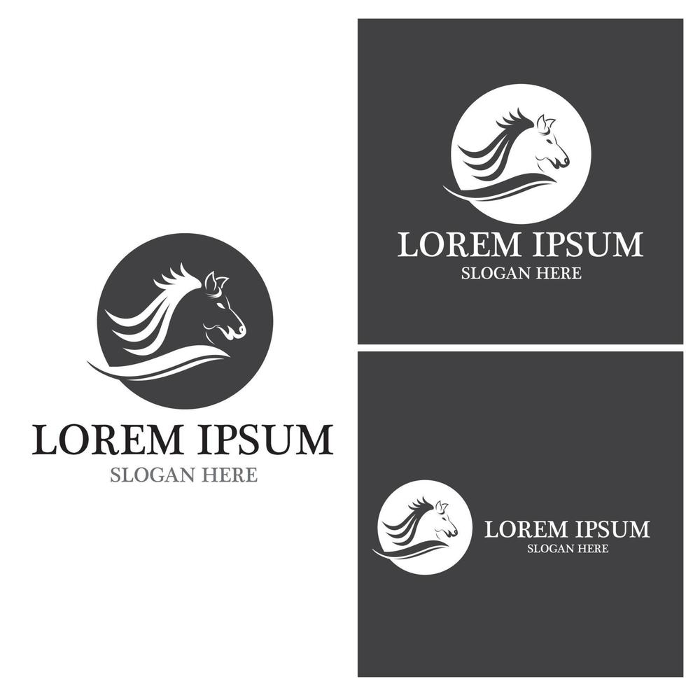 Horse Logo Template Vector icon