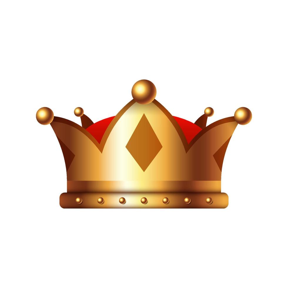 Crown isolated on white background vector