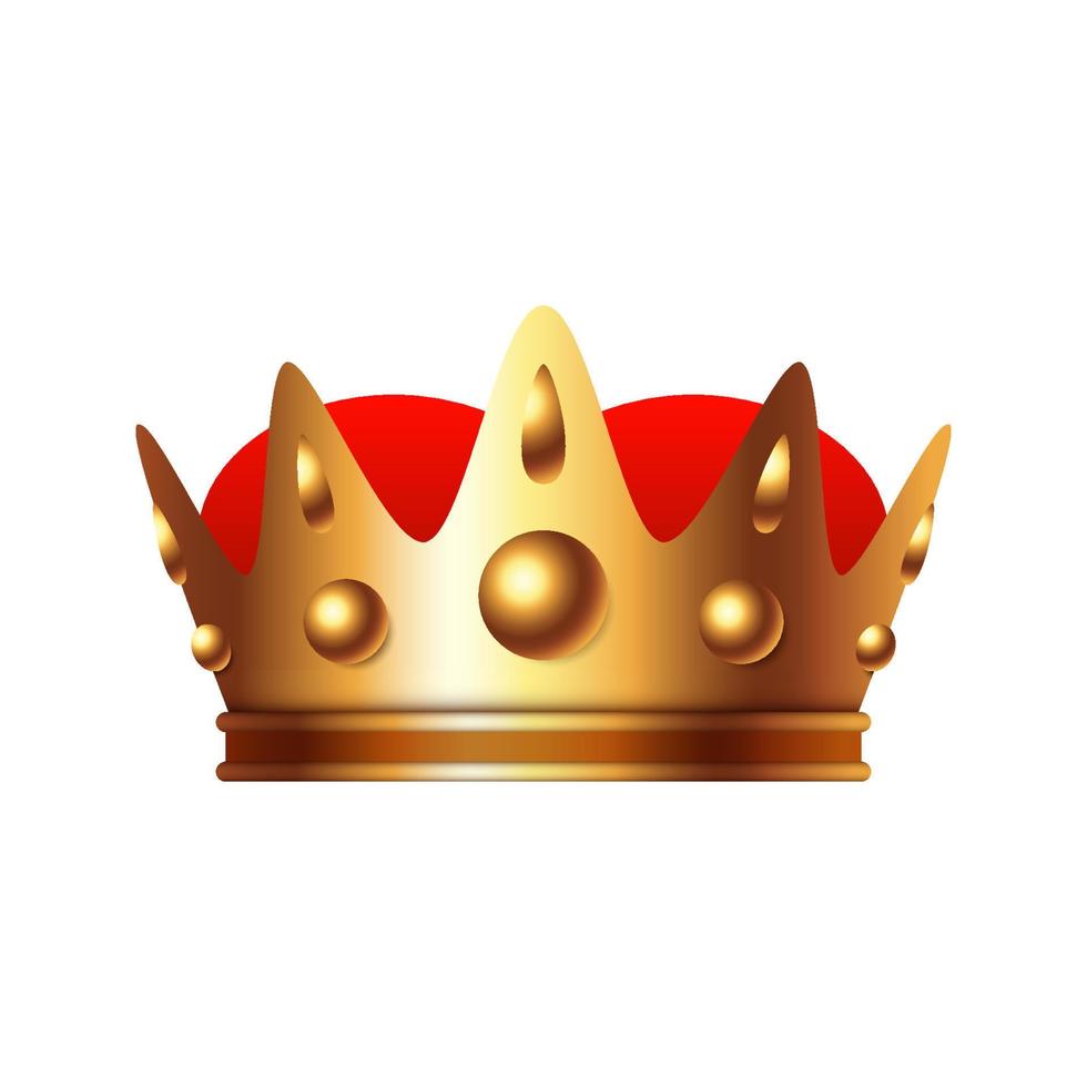 Crown isolated on white background vector