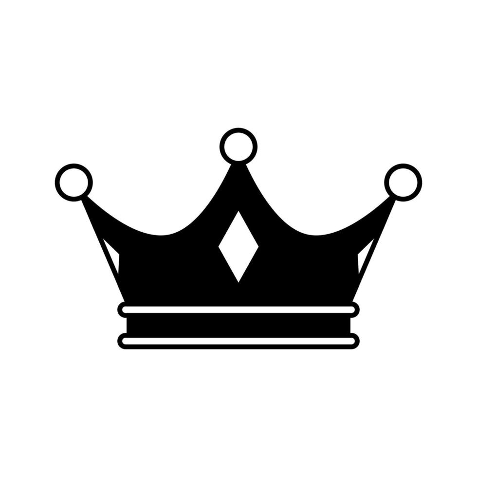 Crown isolated on white background vector