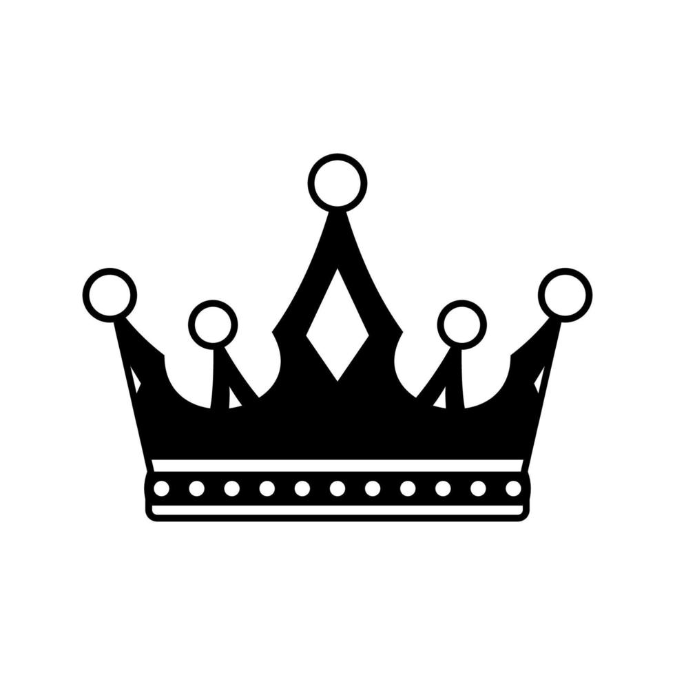 Crown isolated on white background vector