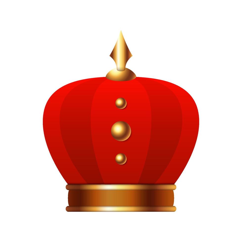 Crown isolated on white background vector