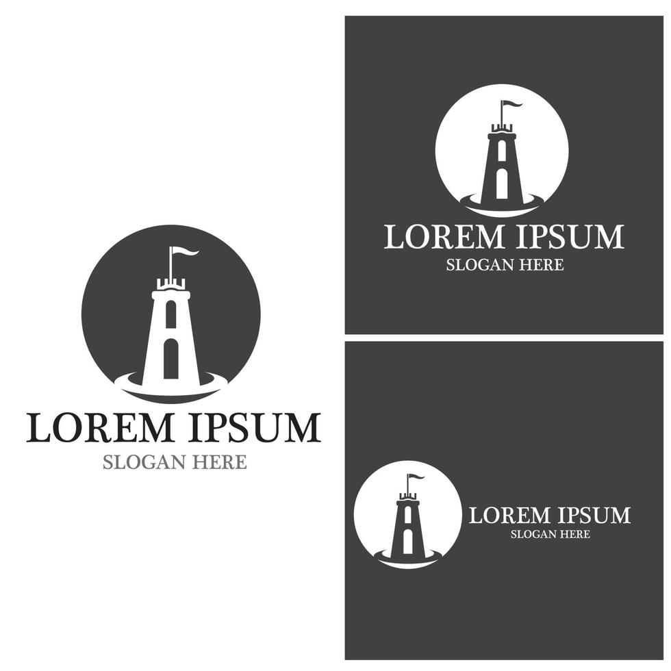 Fortress icon and symbol vector template